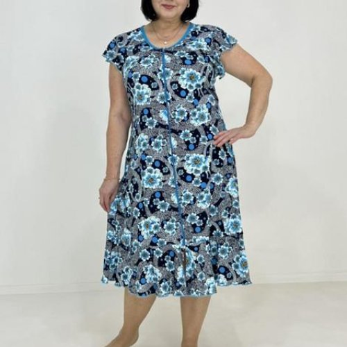 Халат Skyler (60-66) S80 blue (лето) Skyler S80 blue