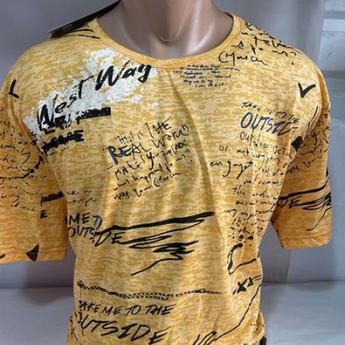 Футболка Sabihina (3XL-6XL) SB872 yellow (лето) Sabihina SB872 yellow