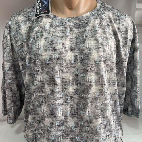 Футболка Sabihina (6XL-9XL) SB876 grey (лето) Sabihina SB876 grey