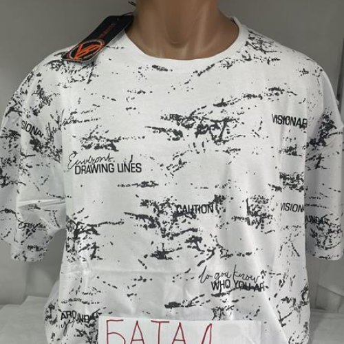 Футболка Sabihina (2XL-6XL) SB944 white (лето) Sabihina SB944 white