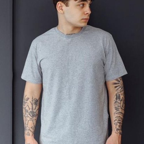 Футболка Sport style (M-2XL) 8 l.grey (лето) Sport style 8 l.grey