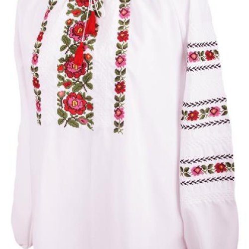 Вышиванка Надийка (48-56) 0730 white (деми) Надийка 0730 white