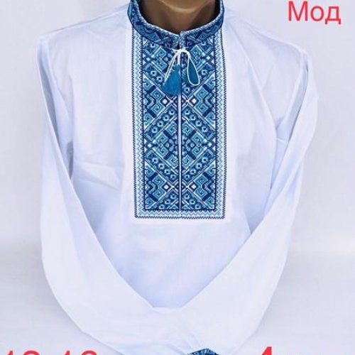 Вышиванка Надийка (13-16) 1619 white (деми) Надийка 1619 white
