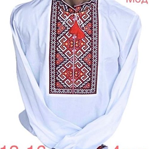 Вышиванка Надийка (13-16) 1619-4 white (деми) Надийка 1619-4 white