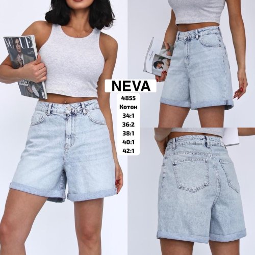 Шорты Ruxa (34-42) 4855 l.blue (лето) Ruxa 4855 l.blue