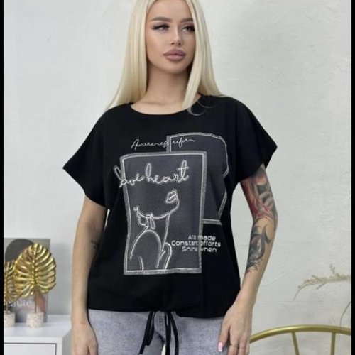 Футболка Novetly Store (50-56) 25314 black (лето) Novetly Store 25314 black