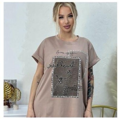Футболка Novetly Store (50-56) 25314 brown (лето) Novetly Store 25314 brown