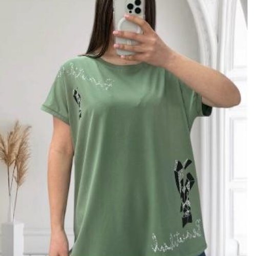 Футболка Novetly Store (50-56) 25308 green (лето) Novetly Store 25308 green