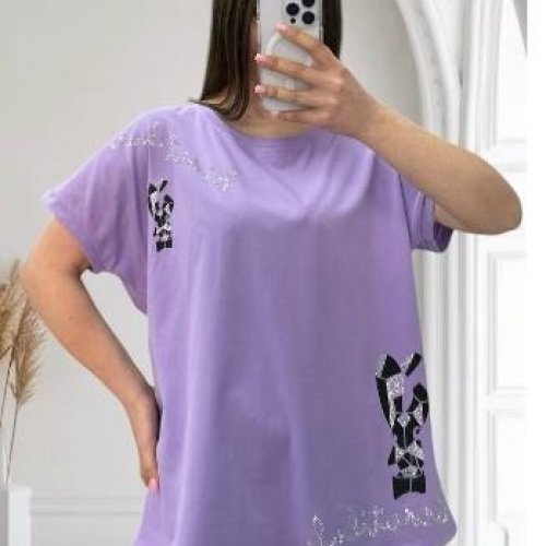 Футболка Anna&Vika (50-56) 25308 lilac (лето) Anna&Vika 25308 lilac