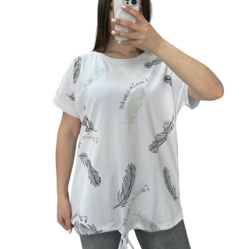 Футболка G.L.S.A (L-2XL) 25312 white (лето) G.L.S.A 25312 white