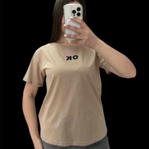 Футболка G.L.S.A (46-50) 25075 beige (лето) G.L.S.A 25075 beige