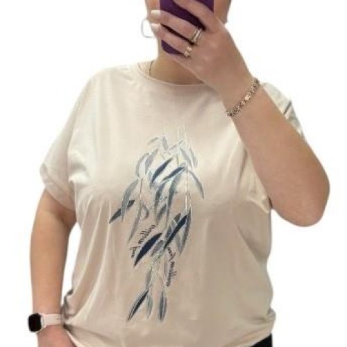 Футболка G.L.S.A (52-56) 25041 beige (лето) G.L.S.A 25041 beige