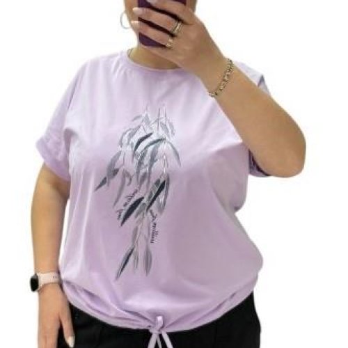Футболка G.L.S.A (52-56) 25041 lilac (лето) G.L.S.A 25041 lilac
