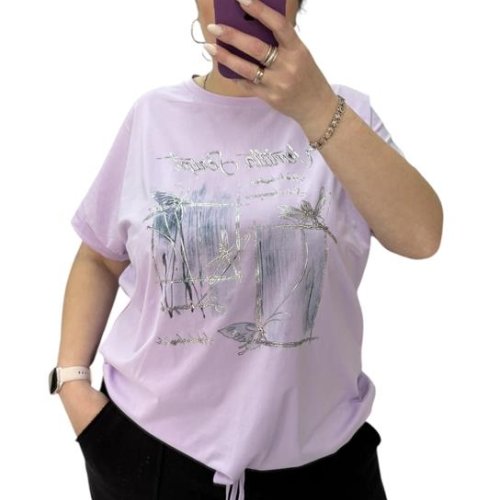 Футболка G.L.S.A (52-56) 25037 lilac (лето) G.L.S.A 25037 lilac