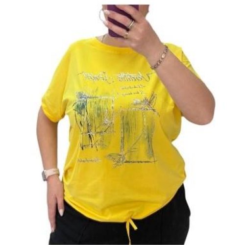 Футболка G.L.S.A (52-56) 25037 yellow (лето) G.L.S.A 25037 yellow
