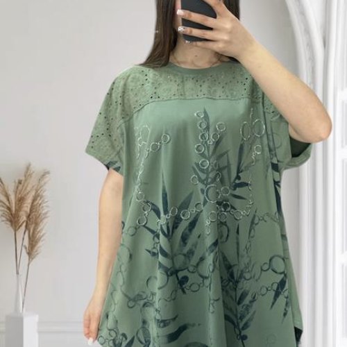 Футболка Ekvato (54-64) 25015 green (лето) Ekvato 25015 green