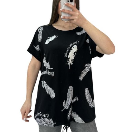 Футболка Novetly Store (L-2XL) 25312 black (лето) Novetly Store 25312 black