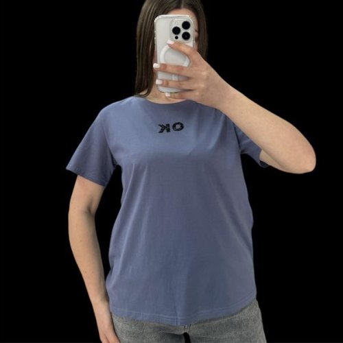 Футболка Novetly Store (46-50) 25075 blue (лето) Novetly Store 25075 blue