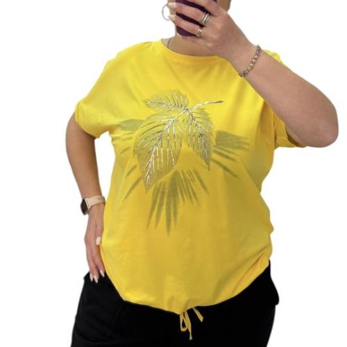 Футболка Novetly Store (52-56) 25039 yellow (лето) Novetly Store 25039 yellow