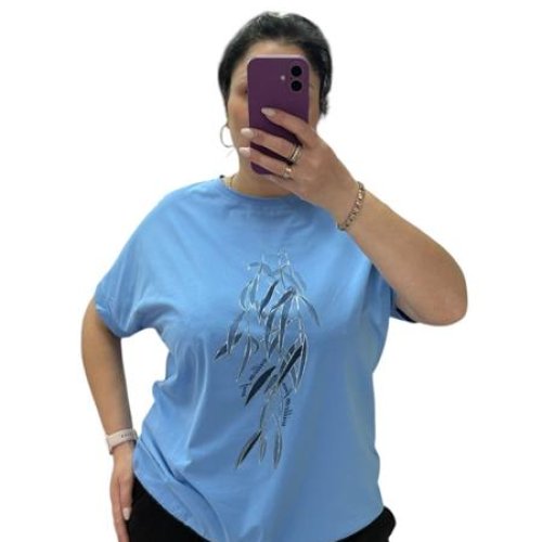 Футболка Novetly Store (52-56) 25041 l.blue (лето) Novetly Store 25041 l.blue