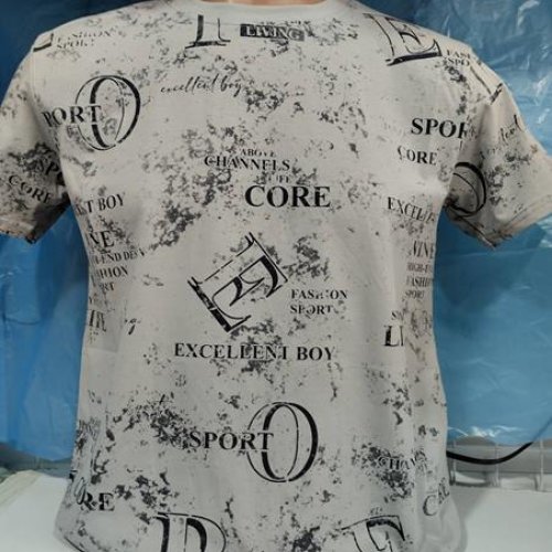 Футболка Panda (S-2XL) 1872 l.grey (лето) Panda 1872 l.grey