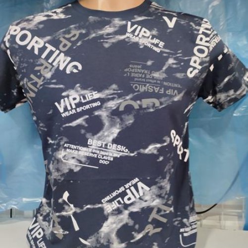 Футболка Panda (S-2XL) 1885 navy (лето) Panda 1885 navy