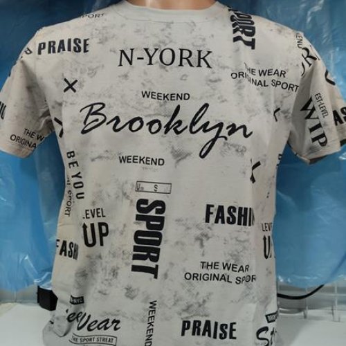 Футболка Panda (S-2XL) 1889 grey (лето) Panda 1889 grey