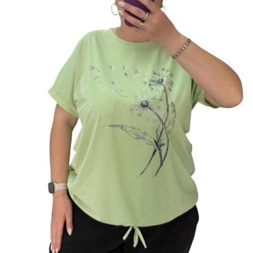 Футболка Ekvato (XL-3XL) 25038 mint (лето) Ekvato 25038 mint