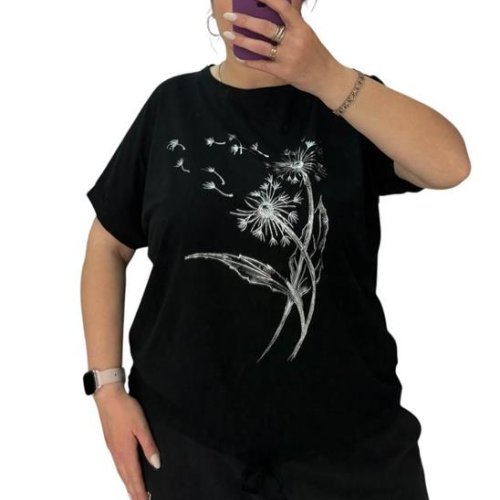 Футболка Ekvato (XL-3XL) 25038 black (лето) Ekvato 25038 black