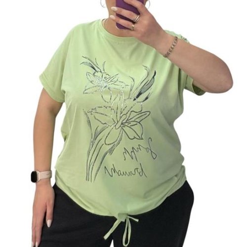 Футболка Ekvato (XL-3XL) 25040 mint (лето) Ekvato 25040 mint