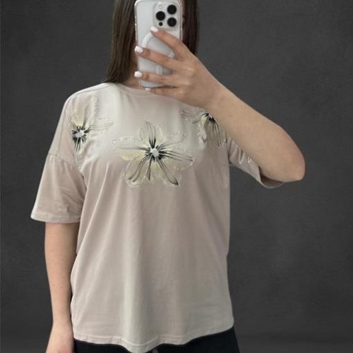 Футболка Ekvato (46-52) 25034 beige (лето) Ekvato 25034 beige