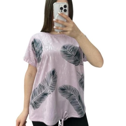 Футболка Ekvato (48-56) 25065 lilac (лето) Ekvato 25065 lilac