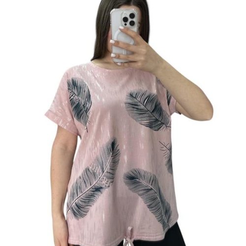 Футболка Ekvato (48-56) 25065 pink (лето) Ekvato 25065 pink