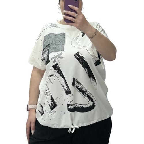 Футболка Ekvato (54-64) 25082 white (лето) Ekvato 25082 white