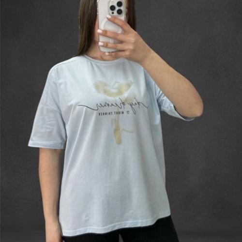Футболка Anna&Vika (46-52) 25032 l.blue (лето) Anna&Vika 25032 l.blue