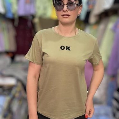 Футболка LeVisha (44-50) 25075 olive (лето) LeVisha 25075 olive