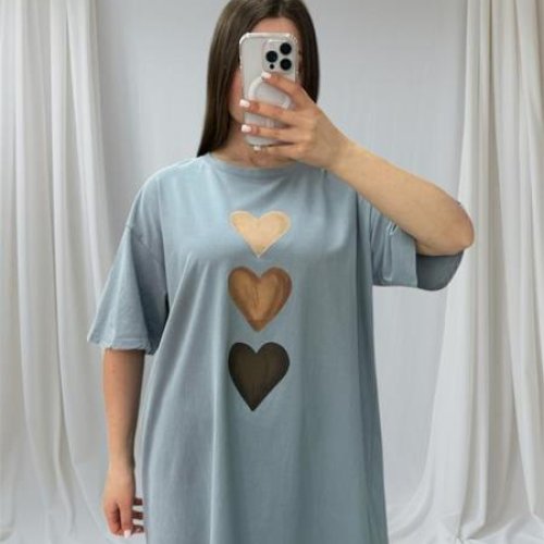 Туника Novetly Store (50-58) 25081 l.blue (лето) Novetly Store 25081 l.blue
