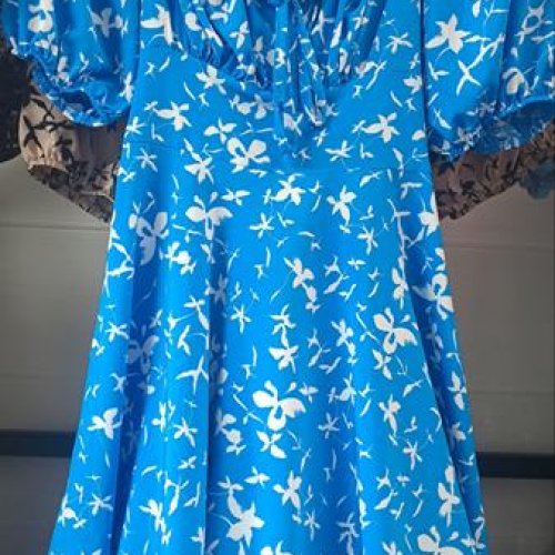 Платье Latoria (S-XL) 0967 l.blue (лето) Latoria 0967 l.blue