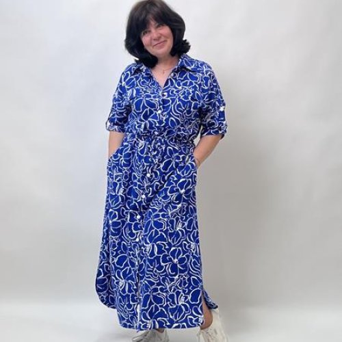 Платье LIArt (52-58) 846 blue (лето) LIArt 846 blue