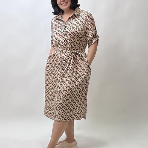 Платье LIArt (50-56) 895 beige (лето) LIArt 895 beige