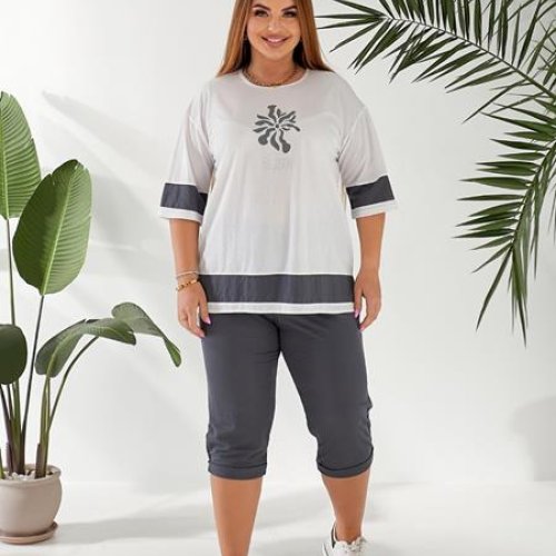 Костюм спорт OSKA (50-56) 6094 grey (лето) OSKA 6094 grey