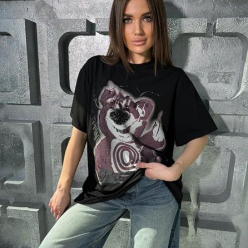 Футболка Sapato (42-46) S145 black (лето) Sapato S145 black