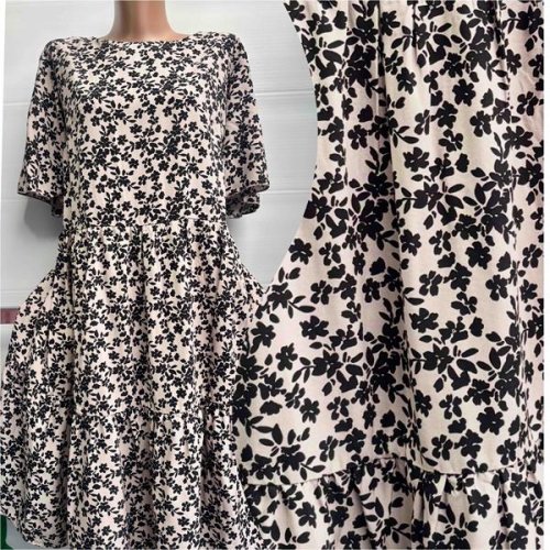 Платье Potok (50-56) 773 beige-black (лето) Potok 773 beige-black