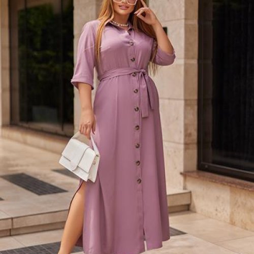Платье Potok (46-50) 869 pink (лето) Potok 869 pink