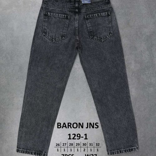 Джинсы God Baron (26-32) 129-1 grey (деми) God Baron 129-1 grey