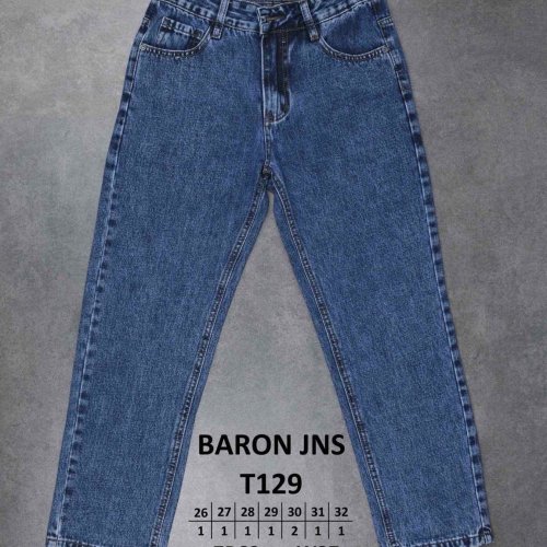 Джинсы God Baron (26-32) T129 blue (деми) God Baron T129 blue