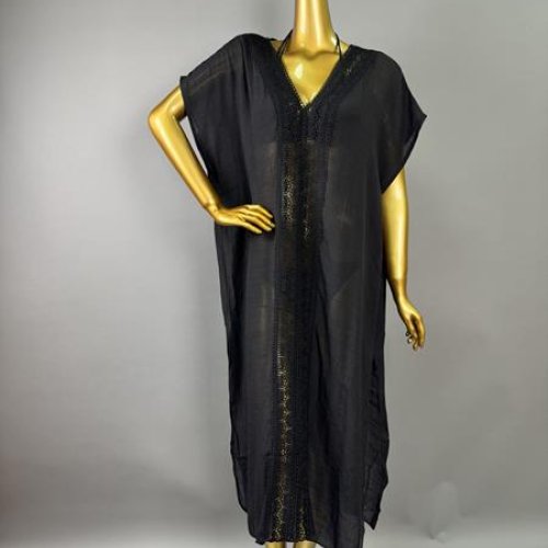 парео DFK (one size) 1-108 black (лето) DFK 1-108 black
