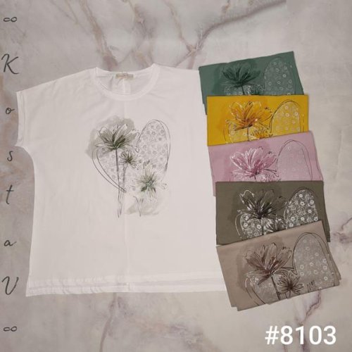 Футболка Kosta (52-56) 8103 mix (лето) Kosta 8103 mix