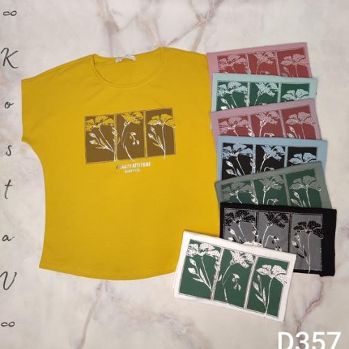 Футболка Kosta (46-50) D357 mix (лето) Kosta D357 mix