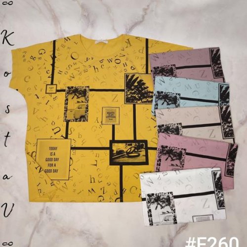 Футболка Kosta (54-60) F260 mix (лето) Kosta F260 mix